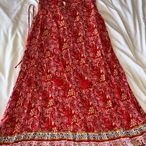 Floral Red Women’s Dress